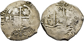FELIPE IV. Potosí. 8 reales. 1662. E. Granada bajo la corona