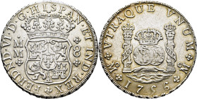FERNANDO VI. Méjico. 8 reales. 1756. MM
