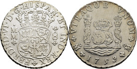 FERNANDO VI. Méjico. 8 reales. 1759. MM