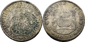 CARLOS III. Méjico. 8 reales. 1771. FM