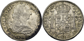CARLOS III. Méjico. 8 reales. 1784. FM