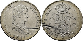 FERNANDO VII. Cádiz. 8 reales. 1811. CI. EBC+