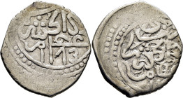 Mohamed III. Marraqués. Dirham. 1173. Con 6 tumbado