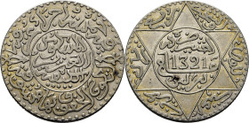 Abd al Aziz. Berlín. 1/4 rial. 1321. EBC-. Escasa