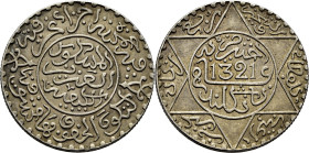 Abd al Aziz. Birmingham. 1/4 rial. 1321. EBC