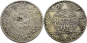 Abd al Aziz. Birmingham. 1/2 rial. 1320. Casi EBC. Escasa