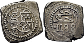 Mohamed III. Ribat al Fath-Rabat. Mitqal de 10 dirhams. 1188. Dos estrellas. Rara