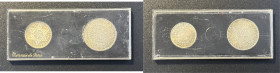 Mohamed V, PROTECTORADO anterior. 200 y 100 francos. 1953. Lote de 2