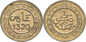 ABD AL AZIZ 1311-26. Birmingham. 1 mazuma. 1320. SC/SC-. Buen ejemplar