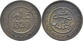 ABD AL AZIZ 1311-26. Birmingham. 2 mazumas. 1320. EBC