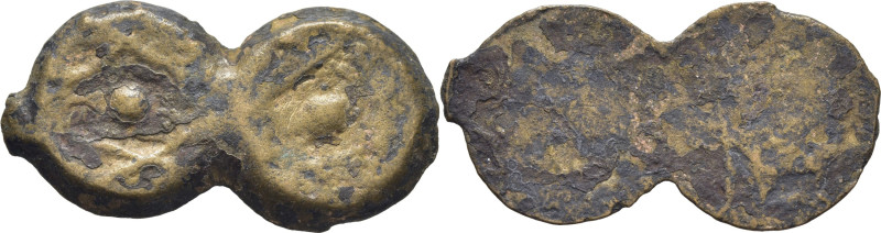 MULAY SULAYMAN? 1792-1822? 1 felus. Sin ceca. Sin año. Sello de Salomón y el rev...