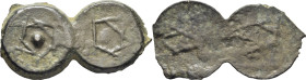 MULAY SULAYMAN 1792-1822. 2 felus. Sin ceca. 2 piezas en bloque. Muy interesante