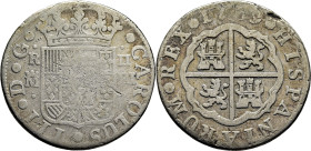 CARLOS III. Madrid. 2 reales. 1769. PJ. Cy11510. 5´16 g. Limpiada. Peor que BC