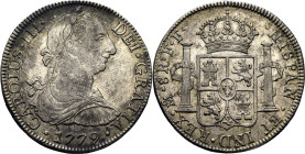 CARLOS III. Méjico. 8 reales. 1779. FF. Cy12064. 27 g. Leves concreciones, en pa