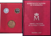 Cartera Oficial Conmemorativa de la III Exposición Nacional de Numismática E-87.