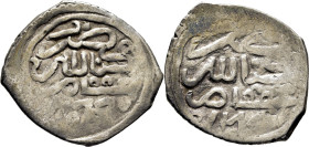 Mohamed III. Miknas. Dirham. 1177. Seguido de punto en una de ellas. Con dos cre