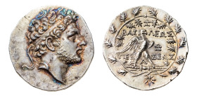 Kings of Macedon, Perseus (179–168 BC) AR-Tetradrachm (32mm, 16.91g, 12h). Pella or Amphipolis mint, struck circa 174-173 BC.
Obv. Diademed head of Pe...