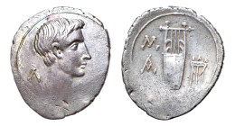 Lycian League, Masicytes, Augustus (27 BC-AD 14) AR-Drachm (22.4 mm, 3.33 g, 12 h). 27-20 BC.
Obv. Bare head to right; Λ-[Υ] across fields.
Rev. Citha...