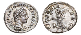 Elagabalus (AD 218-222) AR-Denarius (17.4mm, 2.35g, 6h). Rome mint, struck AD 220-222.
Obv. IMP ANTONINVS PIVS AVG, laureate and draped bust right.
Re...