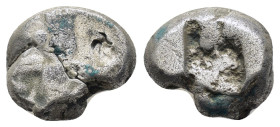 ACHAEMENID KINGS of PERSIA.Time of Xerxes II to Artaxerxes II.(Circa 420-350 BC). Sardes.Siglos.

Obv : Persian king or hero, wearing kidaris and ka...