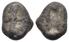 ACHAEMENID KINGS of PERSIA. Time of Artaxerxes II to Darius III (Circa 375-330 BC). Siglos.

Obv: Persian king in kneeling-running stance right, holdi...