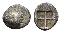 ASIA MINOR.Uncertain.(5th-4th Centuries BC).Obol.

Condition : Good very fine.

Weight : 0.34 gr.
Diameter : 8 mm.
