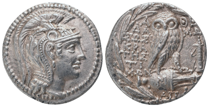 ATTICA. Athens. Circa 165-142, BC. Tetradrachm. AR. New Style Coinage. Damon, So...