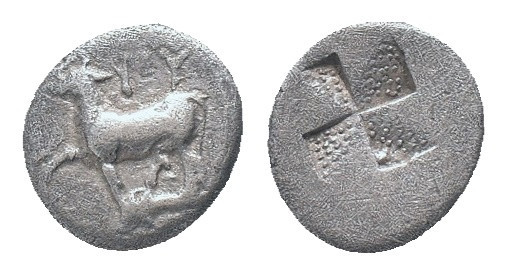 THRACE. Byzantion. Hemidrachm (Circa 340-320 BC). AR

Obv: Bull standing left ...
