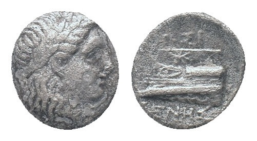 BITHYNIA, Kios, Hemidrachm, ca 350-300 BC. Athenodoros, magistrate.

Obv: Head...