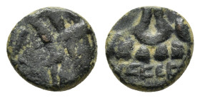 CAPPADOCIA. Caesarea (as Eusebeia). Ae (Circa 96-63 BC).

Condition : Good very fine.

Weight : 1.26 gr.
Diameter : 9 mm.