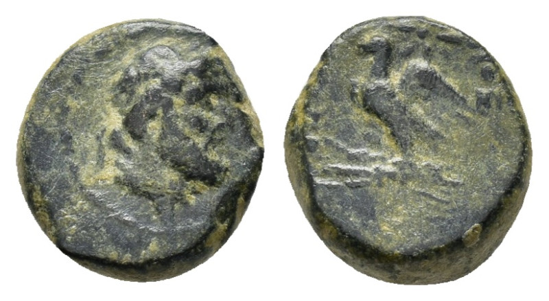 CAPPADOCIA. Caesareia (as Eusebeia). Time of King Ariobarzanes (95-63 BC). Ae.

...