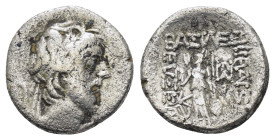 KINGS of CAPPADOCIA.Ariarathes X.(42-36 BC).Drachm.

Obv : Diademed head right.
Rev : ΒΑΣΙΛΕΩΣ ΑΡΙAPAΘOV EVΣEBOVΣ KAI ΦIΛAΔEΛΦOV.
Athena Nikephoros st...