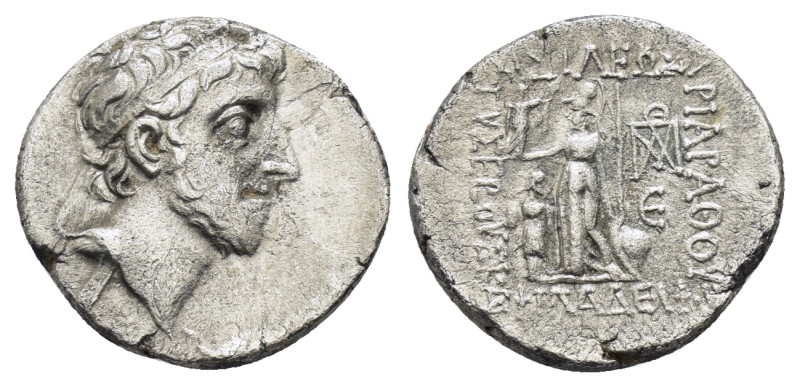 KINGS of CAPPADOCIA.Ariarathes X.(42-36 BC).Drachm.

Obv : Diademed head right.
...