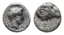 TROAS. Kebren. Obol (Circa 387-310 BC).

Obv: Ram’s head right.
Rev: Youthful male head right.
Klein 313.

Condition : Good very fine.

Weight : 0.46 ...