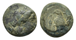 TROAS. Larisa-Ptolemais. Ae (Circa 3rd century BC).

Condition : Good very fine.

Weight : 1.04 gr
Diameter : 9 mm