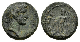 UNIDENTIFIED GREEK COINS.(1st-4th Century).Ae.

Condition : Good very fine.

Weight : 2.59 gr.
Diameter : 13 mm.