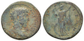 BITHYNIA. Nicaea. Marcus Aurelius (161-180).Ae.

Obv : ΑΥΤ Μ [ΑΥΡ] ΑΝΤΩΝΙΝοϹ; bare-headed bust of Marcus Aurelius wearing cuirass, right.
Rev : ΝΙΚΑΙΕ...