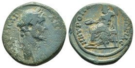 BITHYNIA. Nicomedia. Antoninus Pius (138-161 AD). AE

Obv: ΑΥΤ ΚΑΙϹΑΡ ΑΝΤΩΝΙΝοϹ. (Αs shaped as Λs). laureate head of Antoninus Pius, right
Rev: ΜΗΤΡΟΠ...