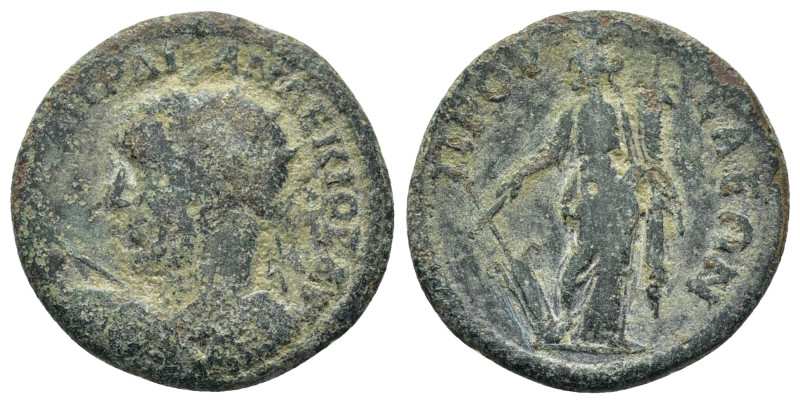 BITHYNIA.Prusa ad Olympum  Trajan Decius(249-251).Ae.

Obv : ΑΥΤ ΚΑΙ ΤΡΑΙΑΝ ΔΕ...