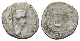 CAPPADOCIA. Caesarea. Caligula.(37-41).Drachm.

Obv : C CAESAR AVG GERMANICVS.
Bare head right.
Rev : IMPERATOR PONT MAX AVG TR POT.
Lituus and simpul...