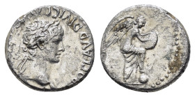 CAPPADOCIA. Caesarea. Nero (54-68). Hemidrachm.

Obv: NERO CLAVD DIVI CLAVD F CAESAR AVG GERMANI.
Laureate head right.
Rev: Nike standing right, with ...
