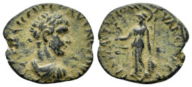 CAPPADOCIA. Tyana. Trajan (98-117). Ae. Dated RY 1 (98).

Obv: ΑΥΤ ΝΕΡΟΥ(ΑϹ) ΤΡΑΙΑΝ(ΟϹ) ΚΑΙϹ ϹΕ.
Laureate, draped and cuirassed bust right.
Rev: ΤΥΑΝΕ...