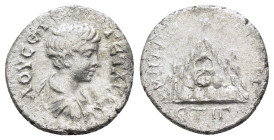 CAPPADOCIA.Caesarea.Geta.198-209 AD.AR Drachm

Obv : ΛOY CЄΠ ΓЄTAC KAI; draped bust of Geta right
Rev : MHTPO KAIC ЄT IΓ; Mount Argaeus surmounted by ...