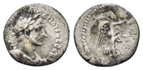 CAPPADOCIA.Caesarea.Hadrian.(117-138).Hemidrachm.

Obv : VTO KAIC TPAI AΔPIANOC CЄBACT.
Laureate head right, with slight drapery.
Rev : ЄT Є.
Nike adv...