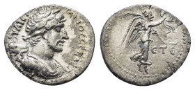 CAPPADOCIA.Caesarea.Hadrian.(117-138).Hemidrachm.

Obv : VTO KAIC TPAI AΔPIANOC CЄBACT.
Laureate head right, with slight drapery.
Rev : ЄT Є.
Nike adv...