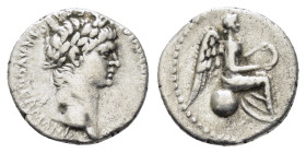 CAPPADOCIA.Caesarea.Nero.(54-68).Hemidrachm.

Obv : NERO CLAVD DIVI CLAVD F CAESAR AVG GERMANI.
Laureate head right.
Rev : Nike seated right on globe,...