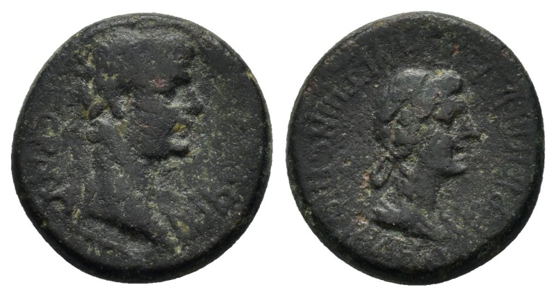 LYCAONIA.Iconium.Claudius.(41-54).Ae.

Obv : KΛAYΔIOC KAICAP CЄBACTOC.
Laureate ...