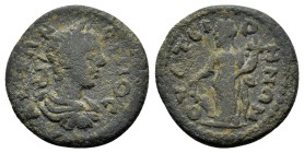 LYDIA. Thyateira.Elagabal (218-222). Ae.

Condition : Good very fine.

Weight : 3.18 gr.
Diameter : 19 mm.