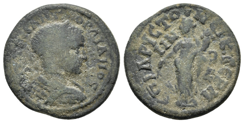 MYSIA. Germe. Gordian III (238-244). Ae. 

Obv : ΑΥΤ Κ Μ ΑΝ ΓΟΡΔΙΑΝΟϹ; laureate ...