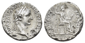 TIBERIUS.Denarius. (14-37 AD). AR. Lugdunum

Obv: TI CΛESΛR DIVI ΛVG F ΛVGVSTVS; laureate head of Tiberius to right
Rev: PONTIF MΛXIM; Livia seated ri...